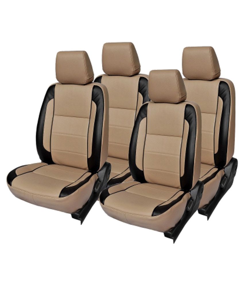 Elaxa Beige Car Seat Cover For Hyundai I10 Available At