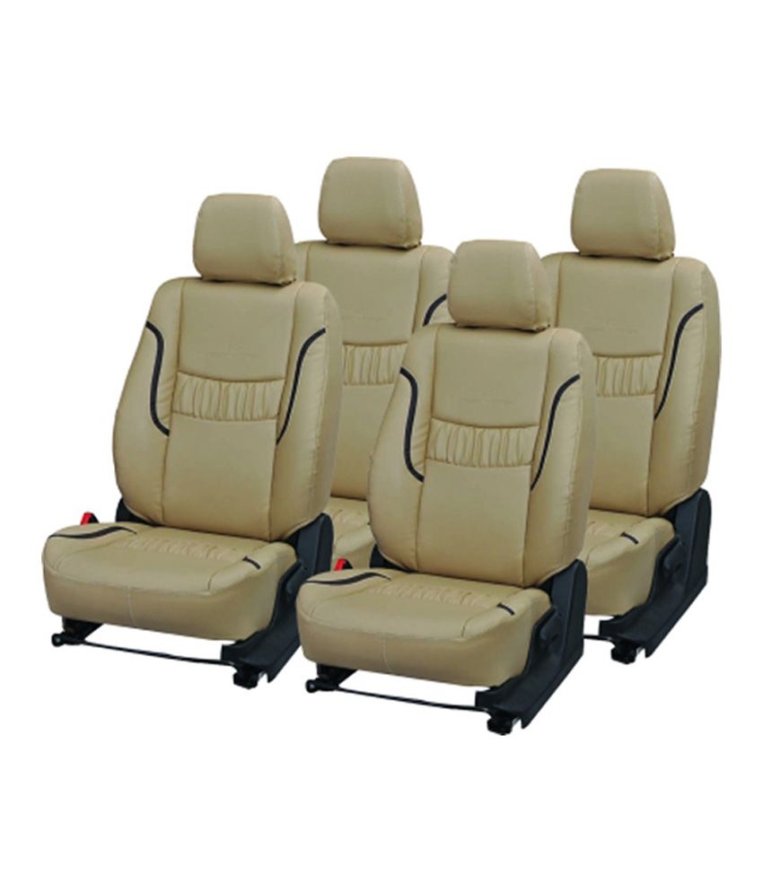 44 OFF on Elaxa Beige Car Seat Covers For Maruti Eeco on Snapdeal
