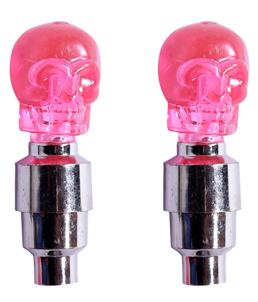 Harman Pink Skull Bike Tyre Led Motion Sensor For Honda Cb Trigger available at snapdeal for Rs.201