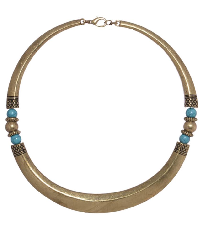 Sparkle Street Casual Hit Golden Alloy Necklace available at snapdeal for Rs.287