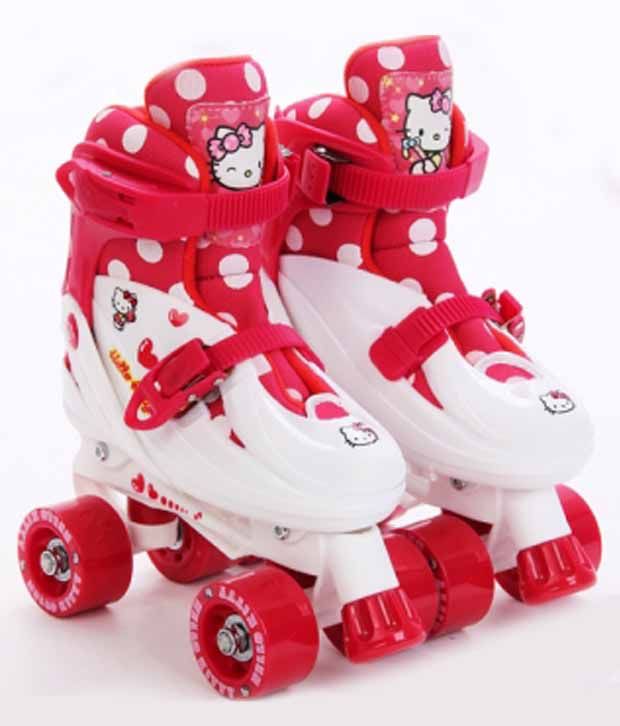 Hello Kitty Skates Pink And White Buy Hello Kitty Skates Pink And