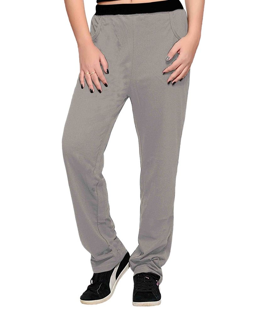 Towngirl Grey Track Pants for Women available at SnapDeal for Rs.379