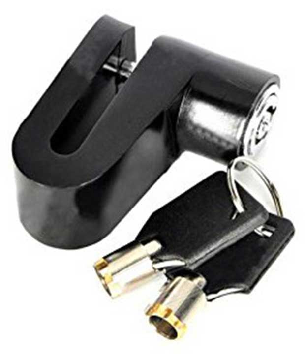 Favourite Bikerz Stainless Steel Gear Lock For Royal Enfield Classic Chrome - Black