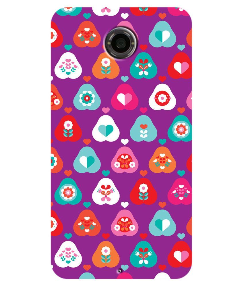 Zapcase Back Cover For Google Nexus 6-multicolour available at snapdeal for Rs.406