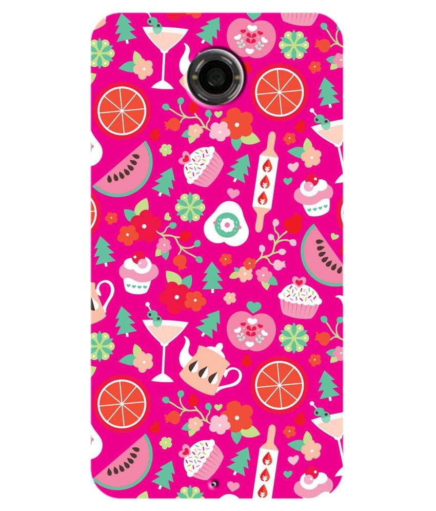 Zapcase Back Cover For Google Nexus 6-multicolour available at snapdeal for Rs.406