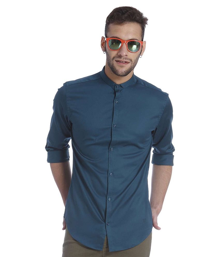 ... Jones Navy Slim Fit Casual Shirt available at SnapDeal for Rs.1996