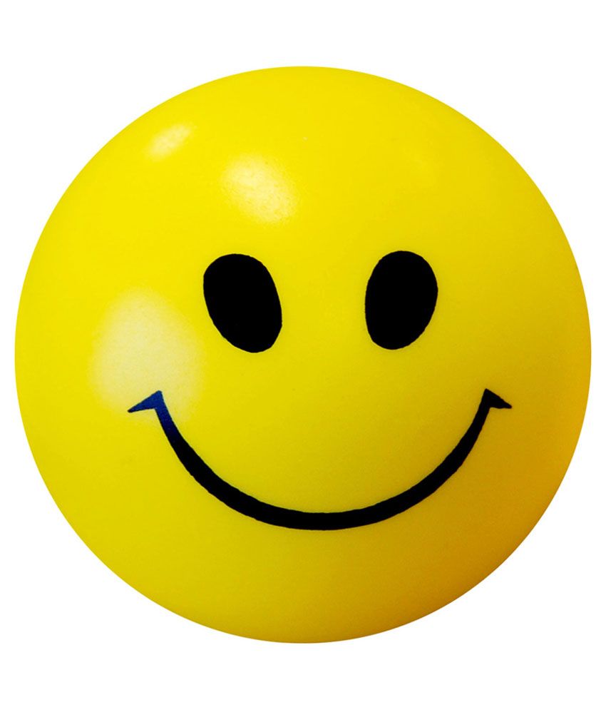 Rana Traders Yellow & Black Foam Smiley Ball available at snapdeal for Rs.118