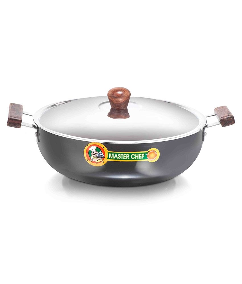 Master Chef 6 Ltr Hard Anodised Induction Kadai available at SnapDeal