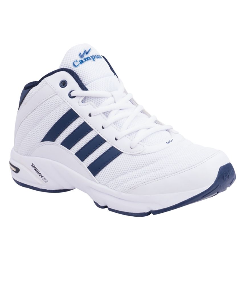 Campus White Sports Shoes available at SnapDeal for Rs.1649