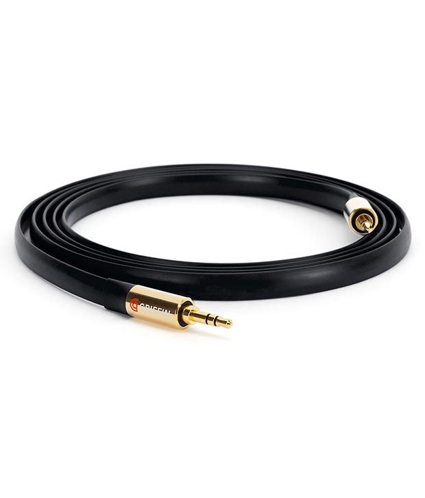 Shopaddict Multicolour Griffin Male To Male Flat Aux Cable For Mobiles, Ipod, Car Audio System available at snapdeal for Rs.192