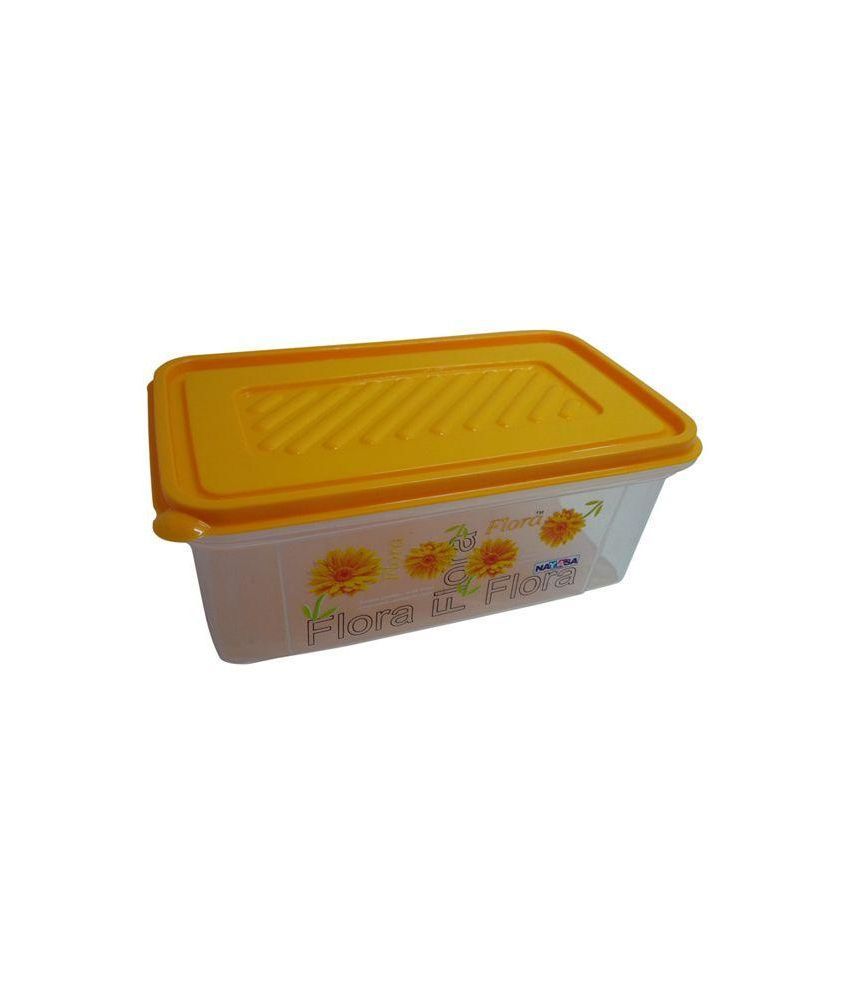 Nayasa 2000ml Bread Box Storage Container Yellow available at snapdeal for Rs.219