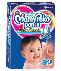 Unicharm Mamy Poko Pants (9-14 Kg) 48 Pc. - Large