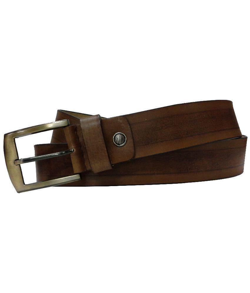 Jaydee India Designer Belt Brown Leather Belt For Men: Buy Online at Low Price in India - Snapdeal