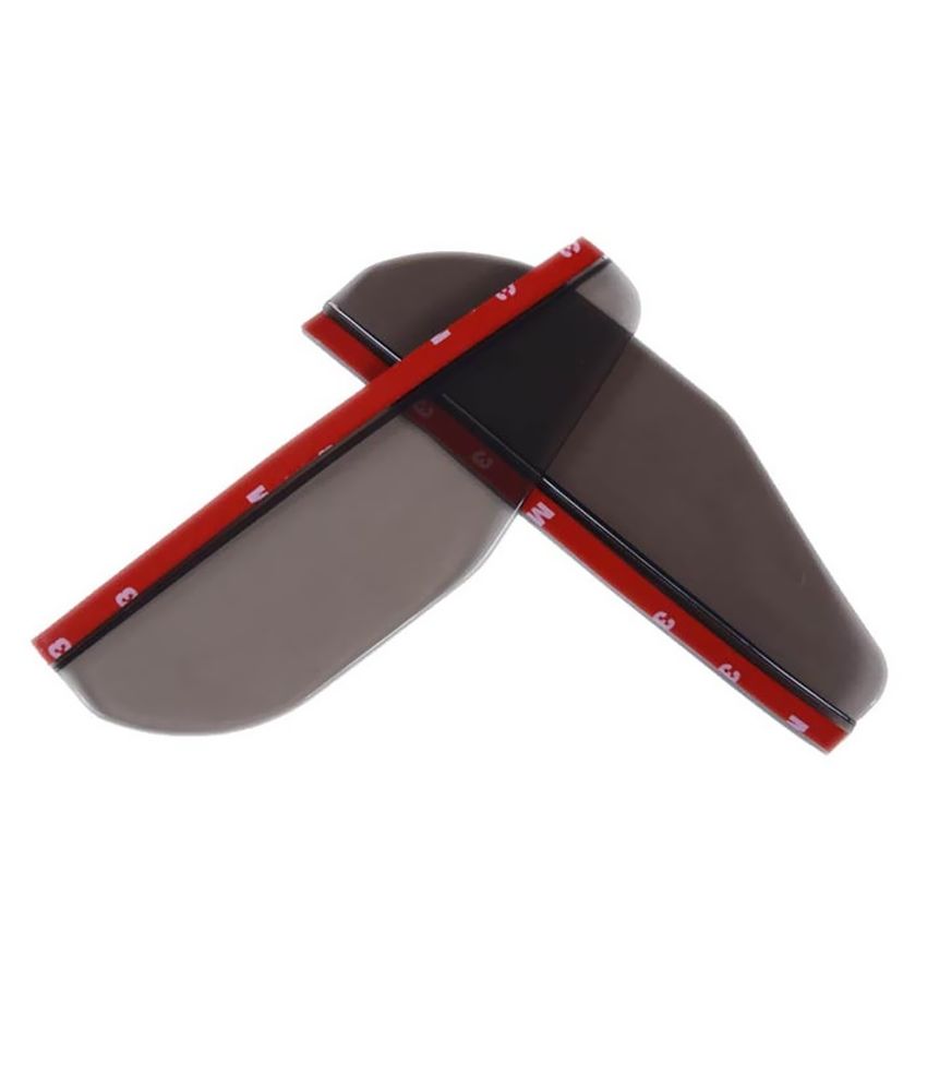 Autotrends Black Tinted Car Side Mirror Rain Guard Visor For New Maruti Wagon-r - Pack Of 2 available at snapdeal for Rs.299