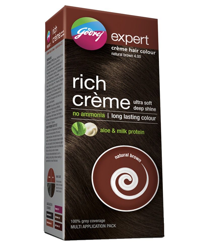 Buy Godrej Expert Rich Creme Hair Colour Natural Brown  - Multi  Application Pack on Snapdeal 