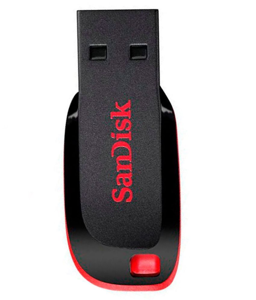 Sandisk Sandisk Cruzer Blade 8 Gb Pen Drives Red & Black available at snapdeal for Rs.382