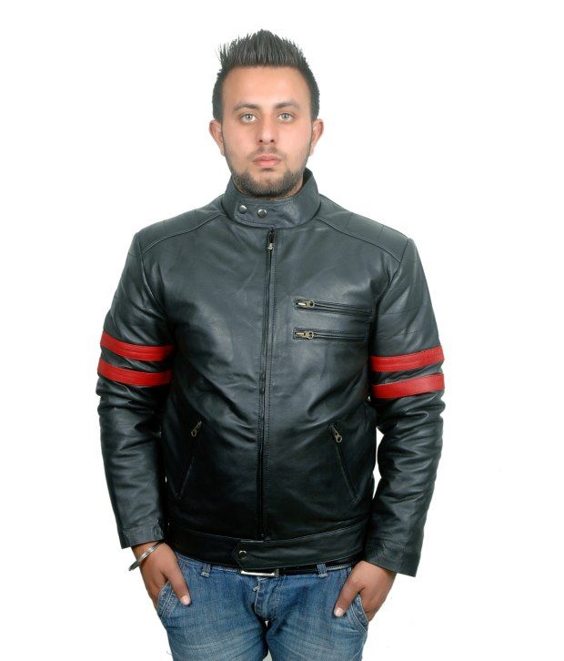 V4m Black And Red Biker Leather Jacket 3xl Reviews V4m Black And Red Biker Leather Jacket M