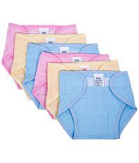 Baby Joy Multicolour Diapers - Pack of 6
