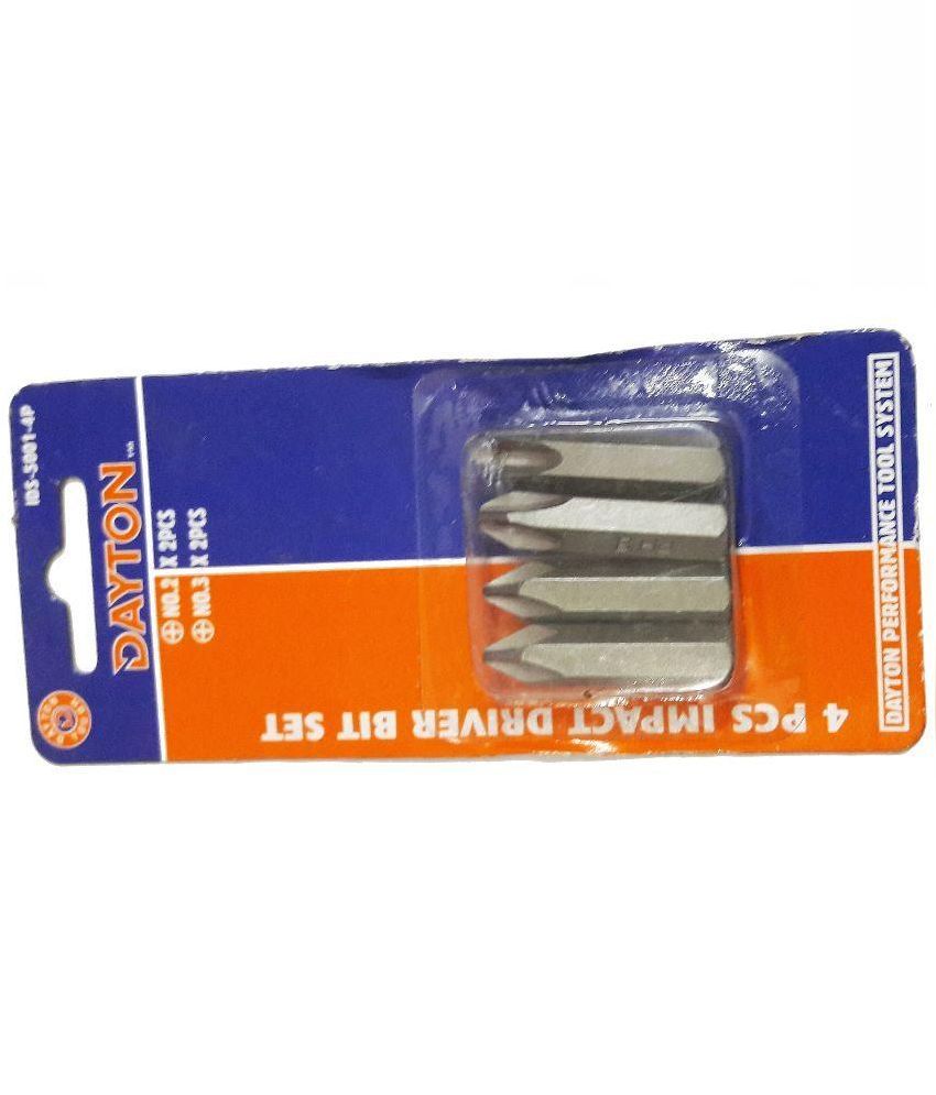 Dayton Impact Driver Drill Bit Set - 4 Pcs available at snapdeal for Rs.999