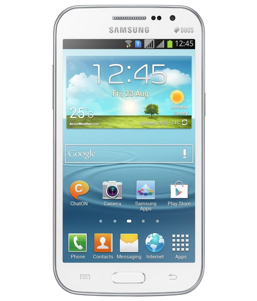 Samsung Galaxy Grand Quattro (win Duos) I8552 8gb Ceramic White available at snapdeal for Rs.6999