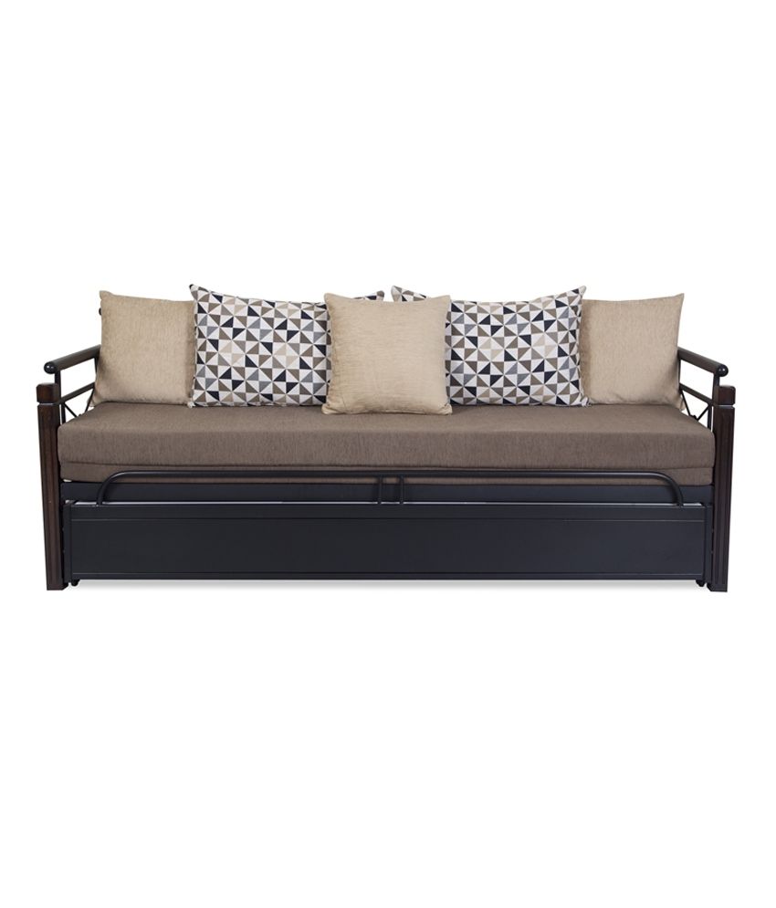 Furniturekraft Grey Modern Sofa Cum Beds available at snapdeal for Rs.18699