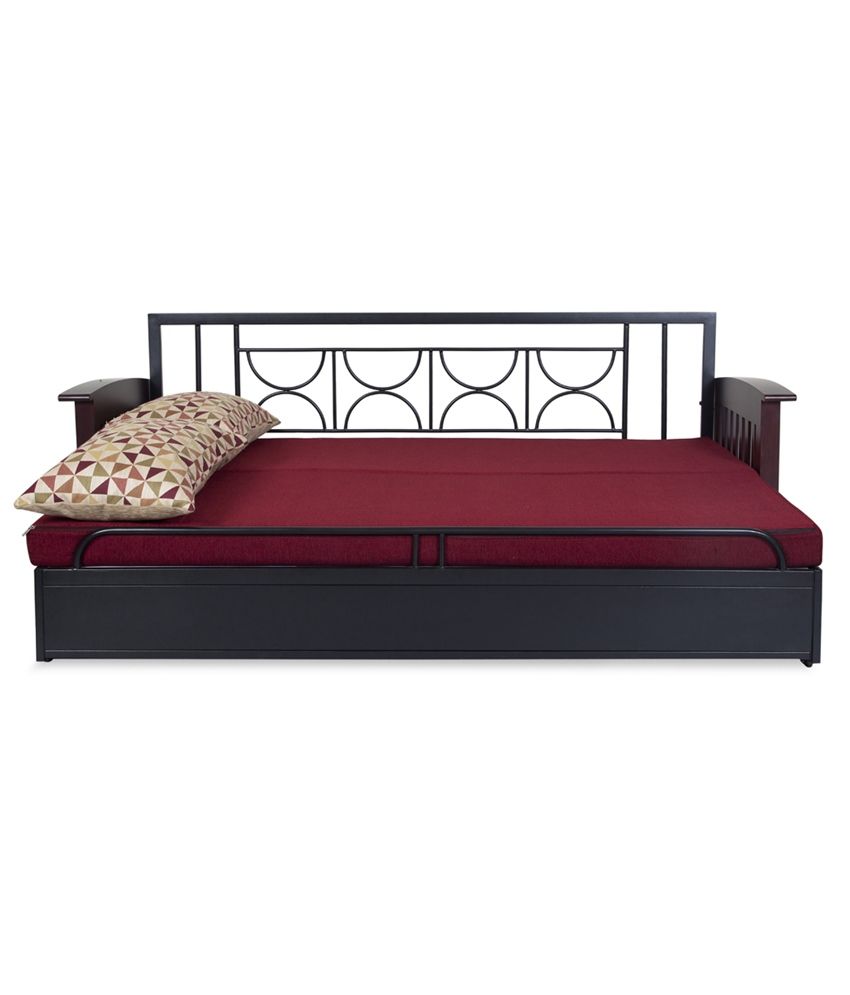Furniture Kraft Maroon Modern Sofa Cum Beds available at snapdeal for Rs.19153