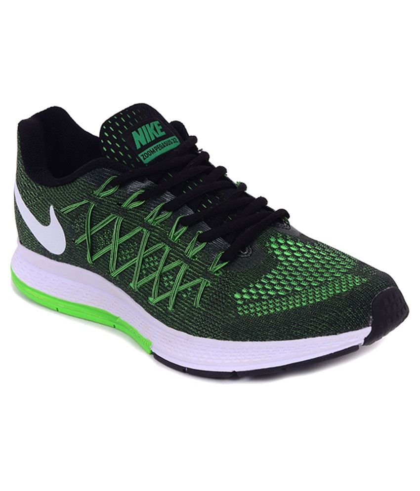 nike run black green