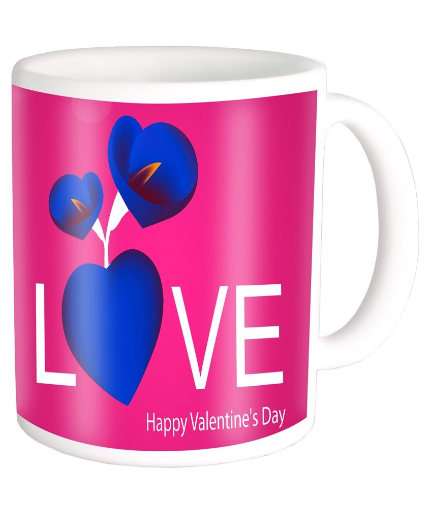 Photogiftsindia Valentines Day Special Pink Ceramic Coffee Mug available at snapdeal for Rs.247