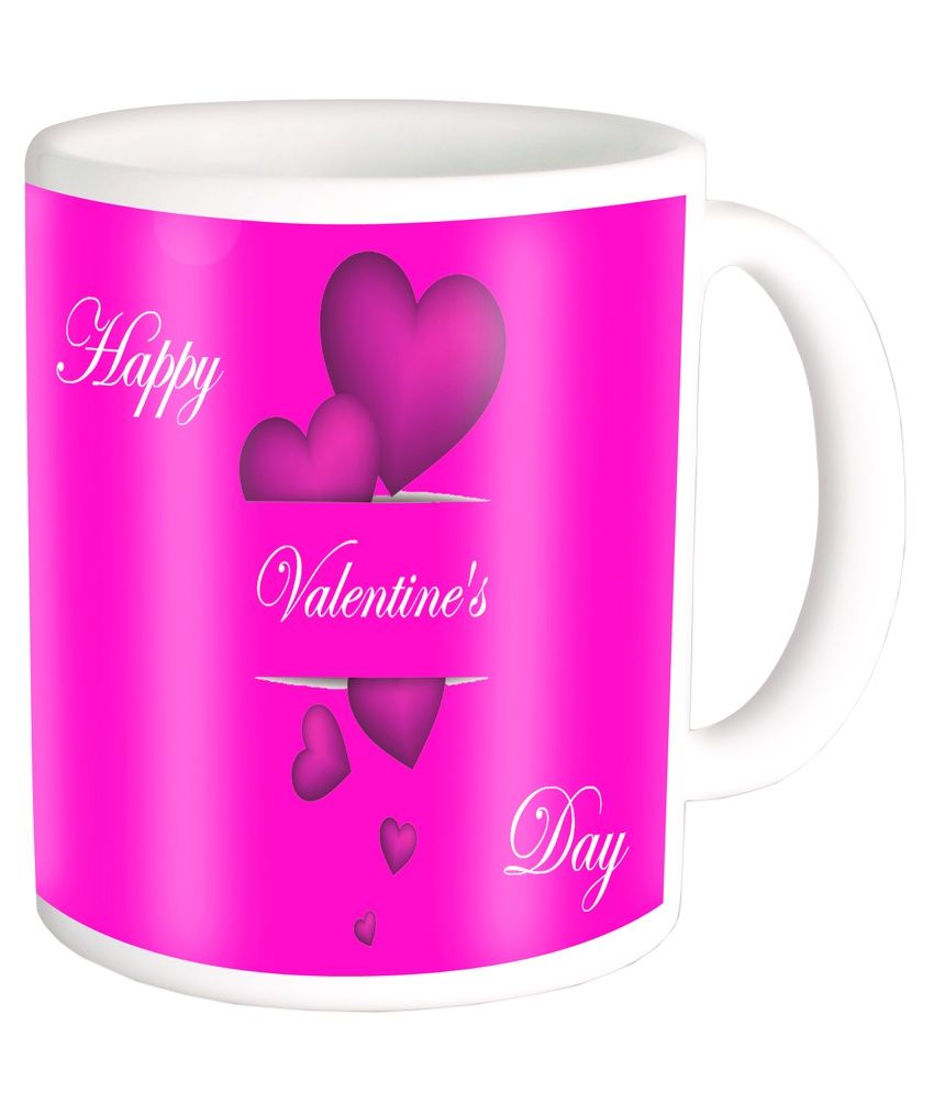 Photogiftsindia Valentines Day Special Pink Ceramic Coffee Mug available at snapdeal for Rs.247