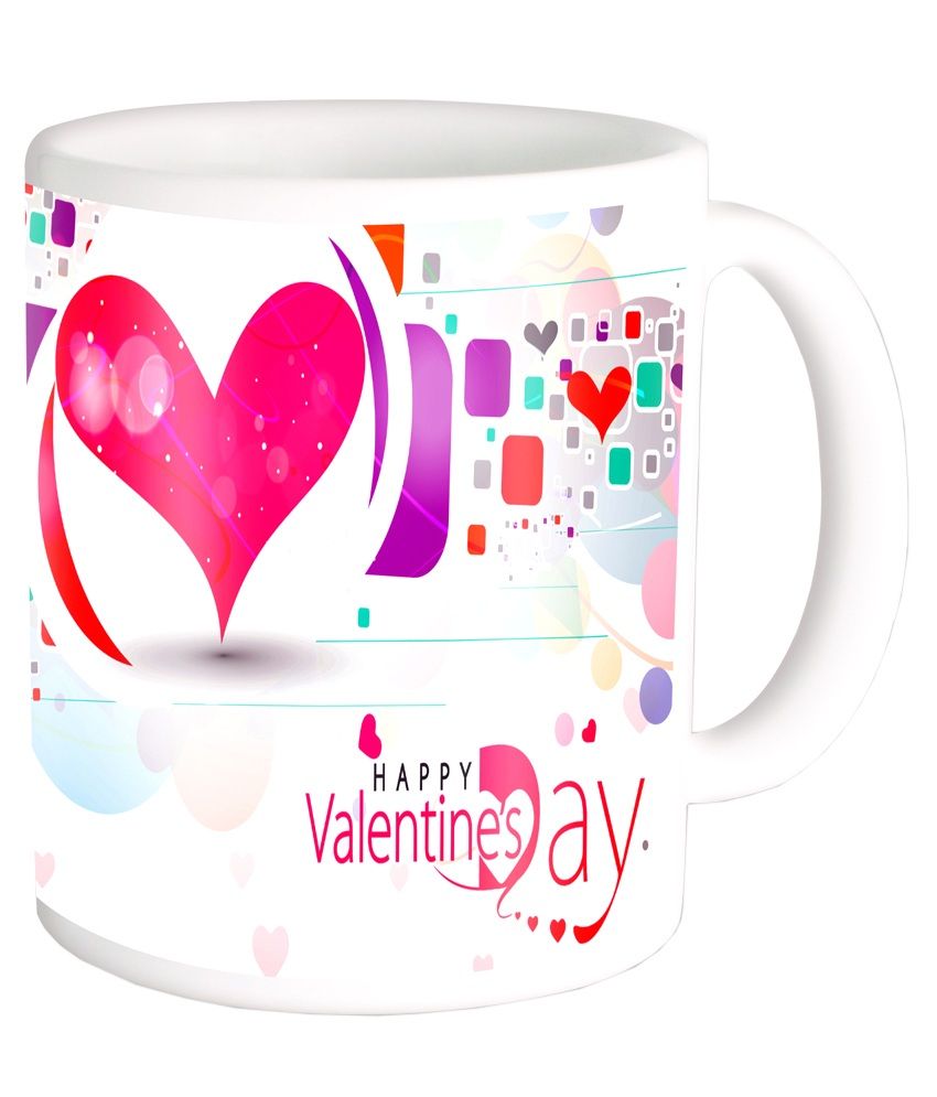 Photogiftsindia Valentines Day Special White Ceramic Coffee Mug available at snapdeal for Rs.245