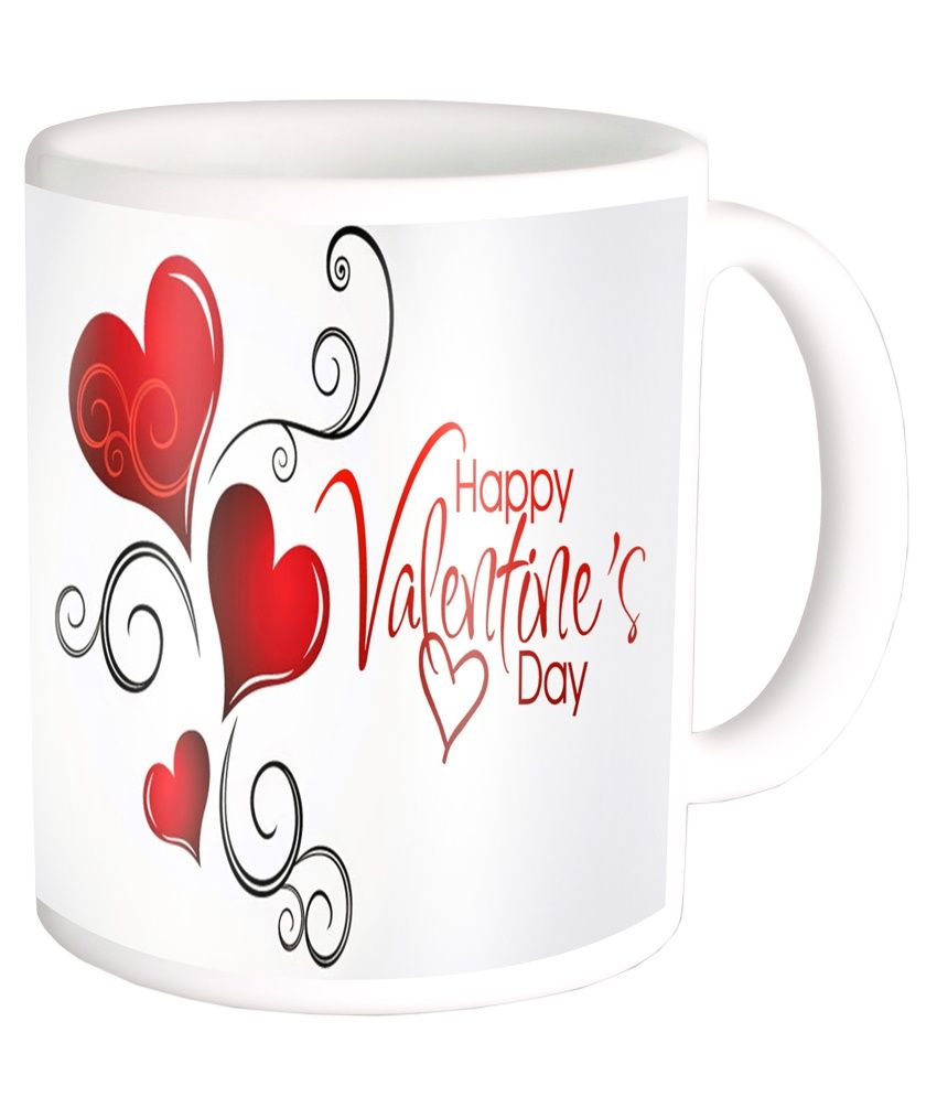 Photogiftsindia Valentines Day Special White Ceramic Coffee Mug available at snapdeal for Rs.246