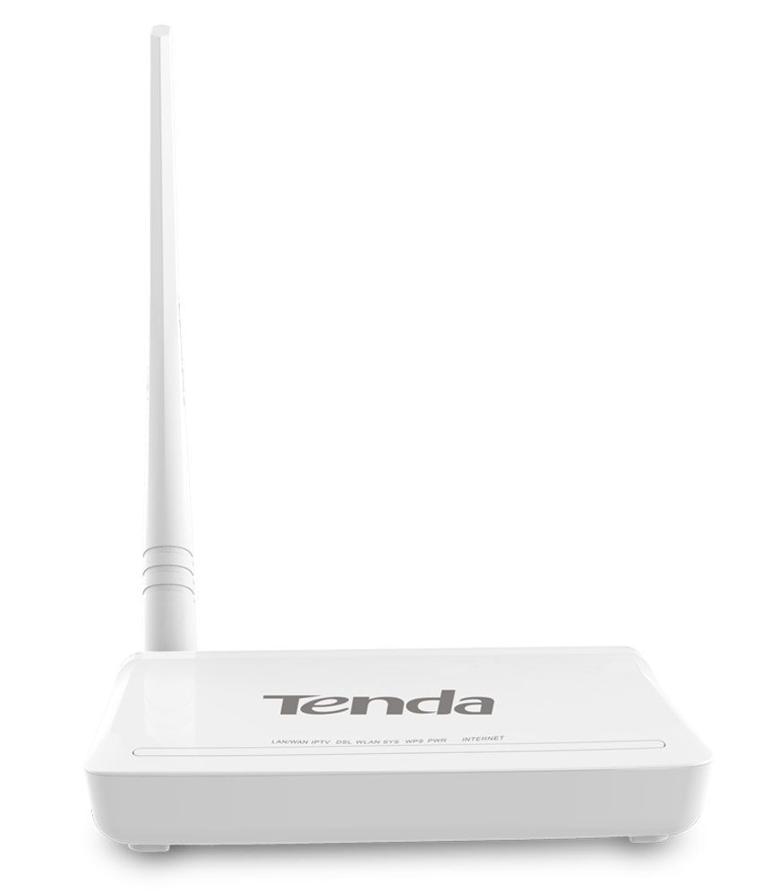 Tenda 150mbps Wireless Adsl 2+ Router(d-152) - White available at snapdeal for Rs.1260