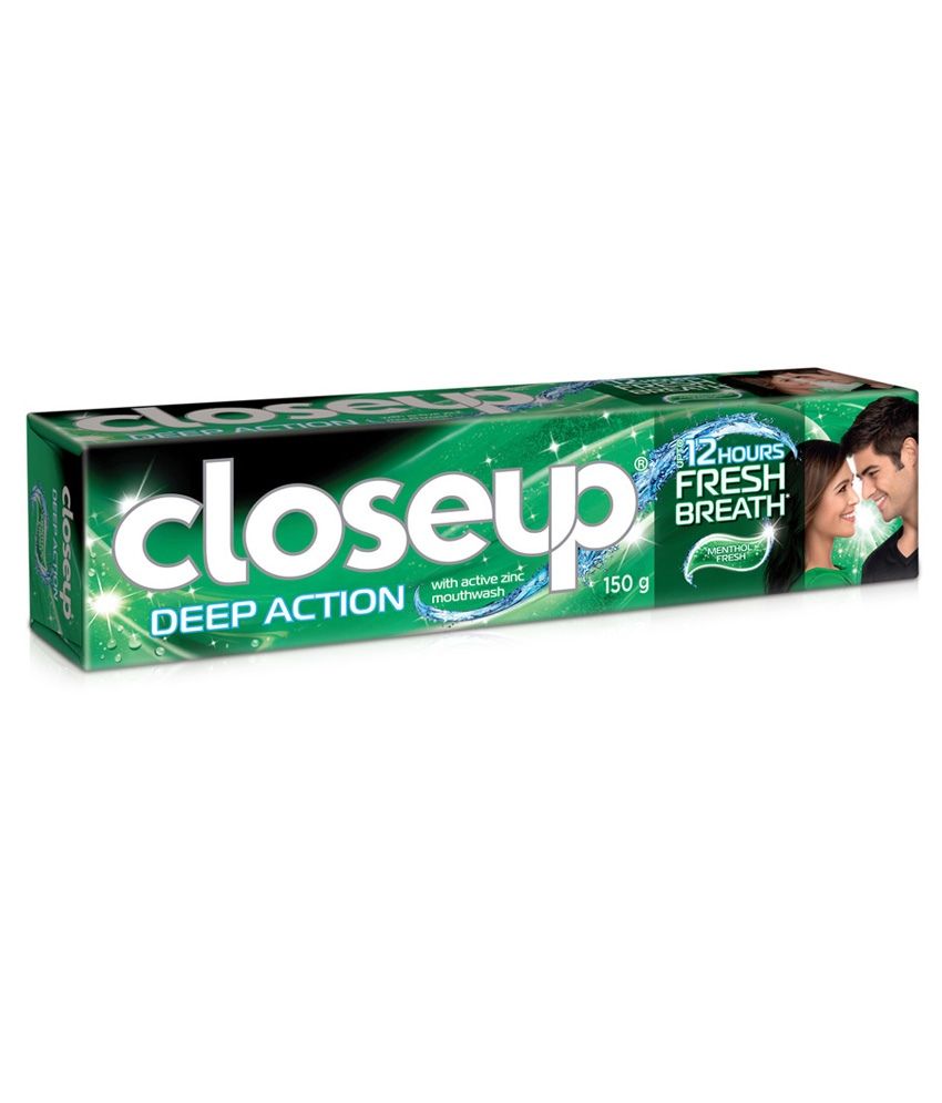 Close Up Deep Action Menthol Fresh Toothpaste 150 g Buy Close Up Deep