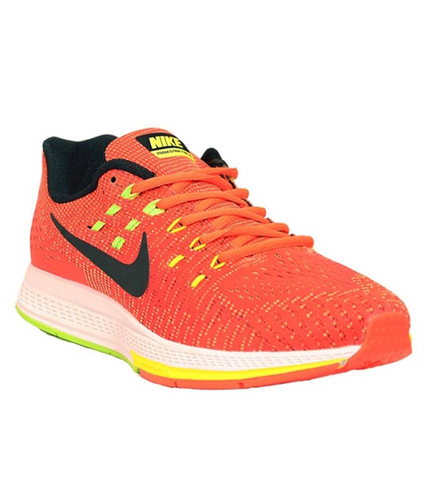 nike orange and yellow running shoes