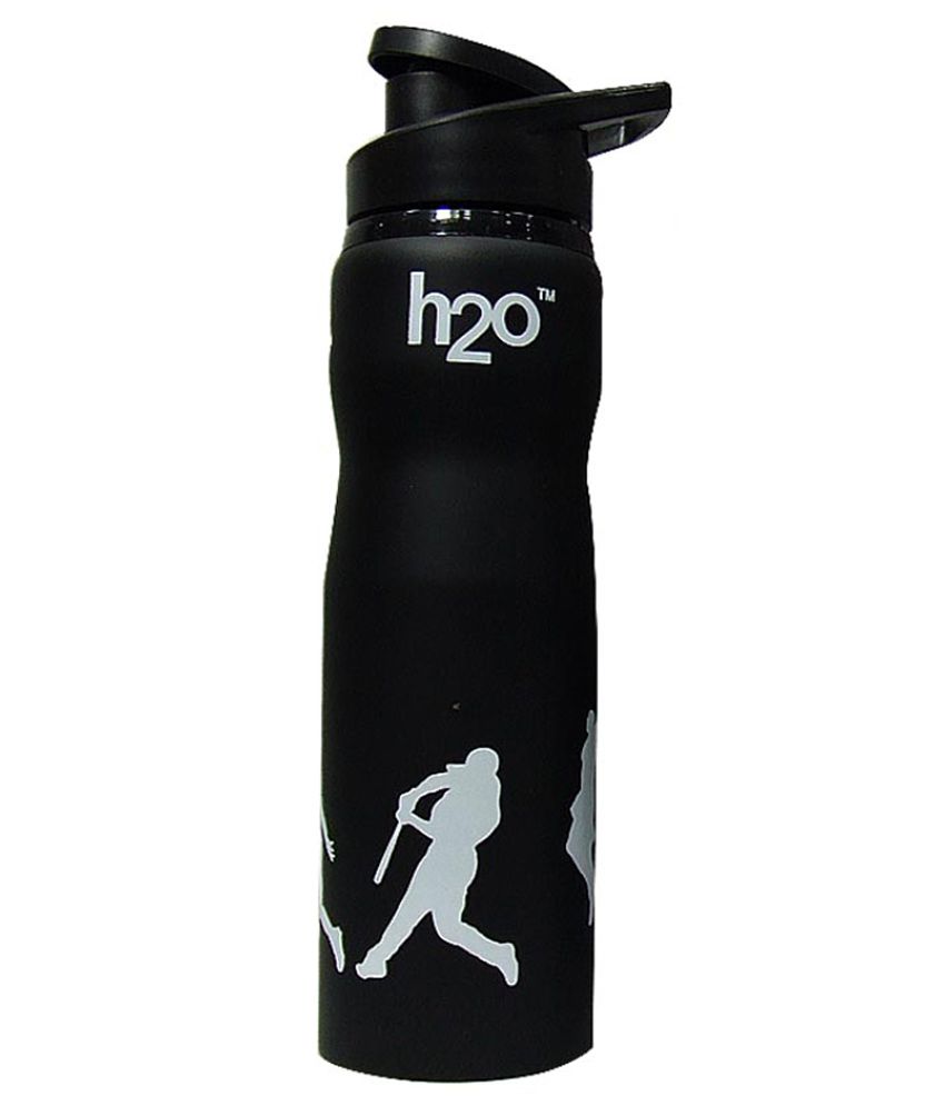 H20 Black Stainless Steel 750 Ml Water Bottle available at snapdeal for Rs.345
