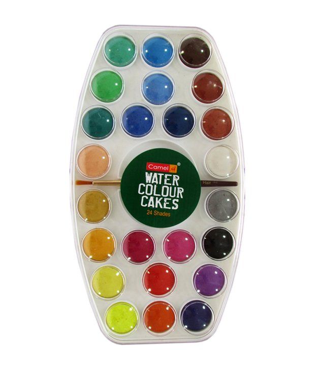 Camlin Student Water Colour Cakes 24 Shades Buy Online at Best Price