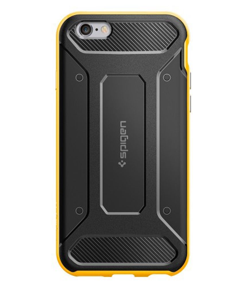 Spigen Back Cover For Apple Iphone 6s/6 Yellow And Black Buy Spigen