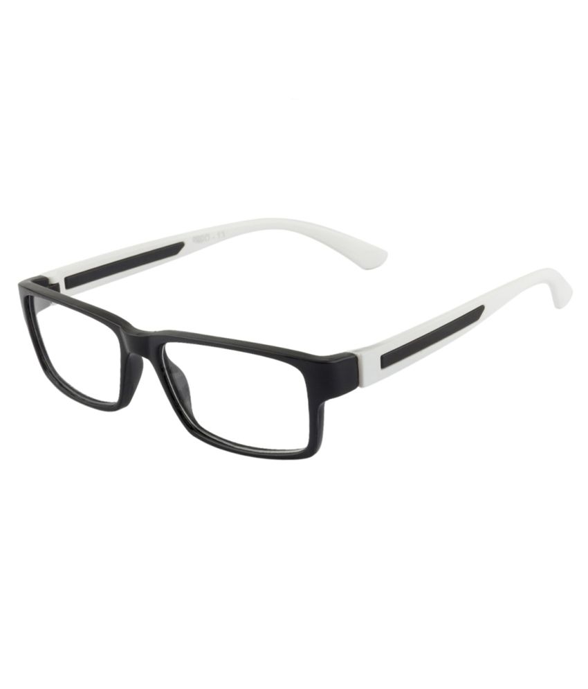 Irayz Black Rectangle Frame Eyeglasses for Men - Buy Irayz ...