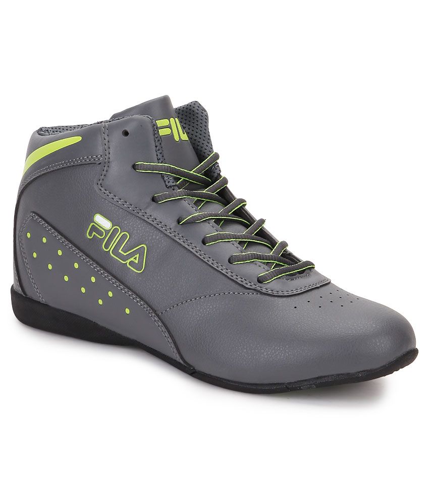 fila gray shoes