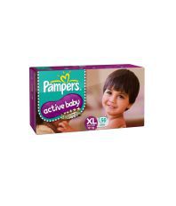 Pampers Active Baby 5 Star Skin Comfort- Xtra Large (12+kg)...