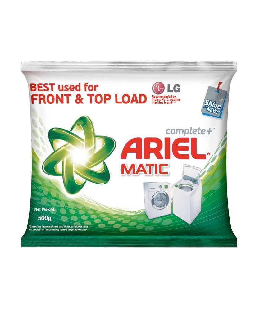 Ariel Matic Detergent Powder 500 gm Pack