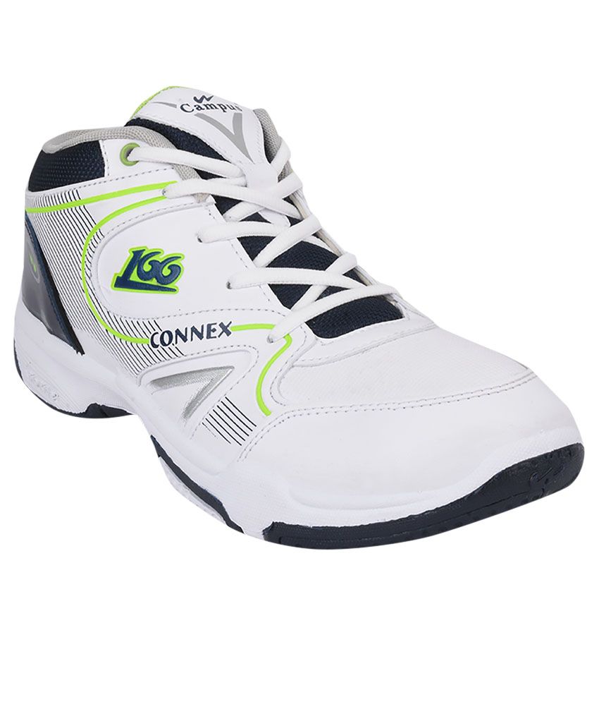 campus shoes for men white