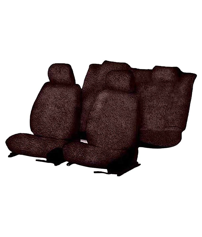 Speedwav T5 Sweat Control Coffee Towel Split Seat Covers maruti Wagon R