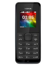 Nokia 105 DS Below 256 MB Black