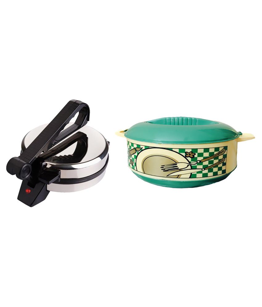 Grind Sapphire Stainless Steel Casserole With Roti Maker available at snapdeal for Rs.1159