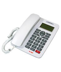 Talktel TT-55 Corded Landline Phone White