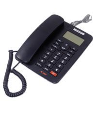 Talktel TT-55 Corded Landline Phone Black