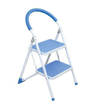 For 649/-(65% Off) Ozone Silver & Blue 2 Step Kitchen Ladder at Snapdeal