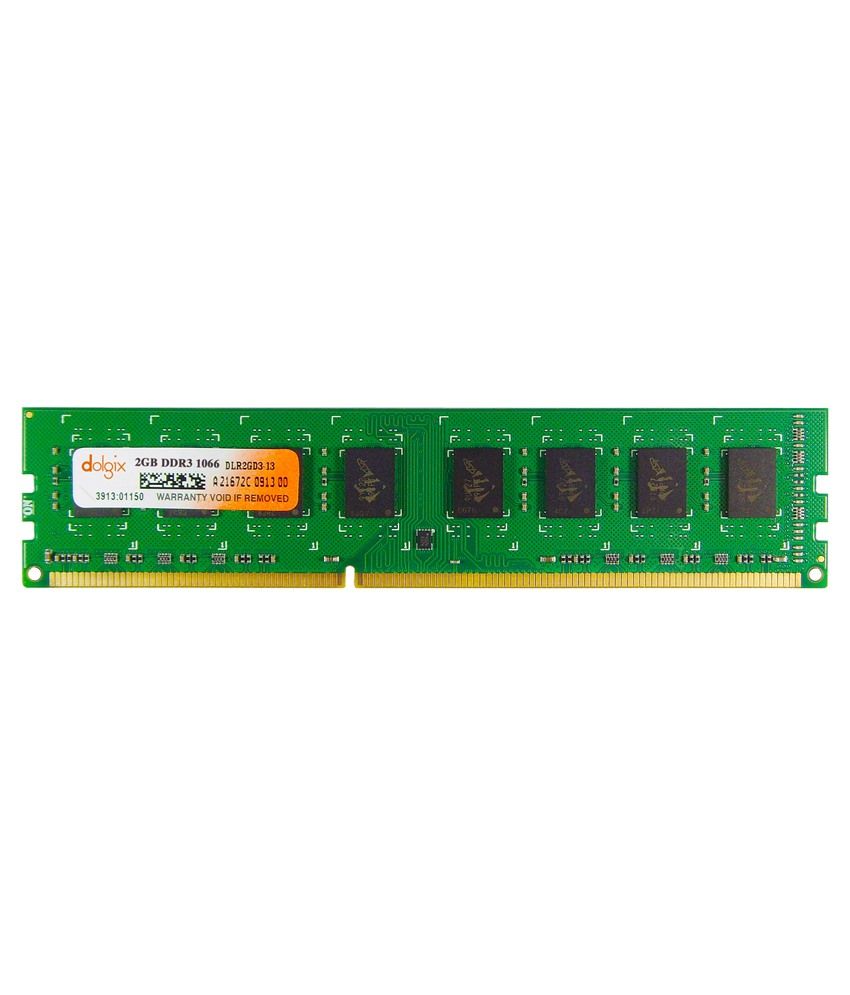 Dolgix 2gb Ddr3 1066mhz Desktop Ram For G41/43 available at snapdeal for Rs.859