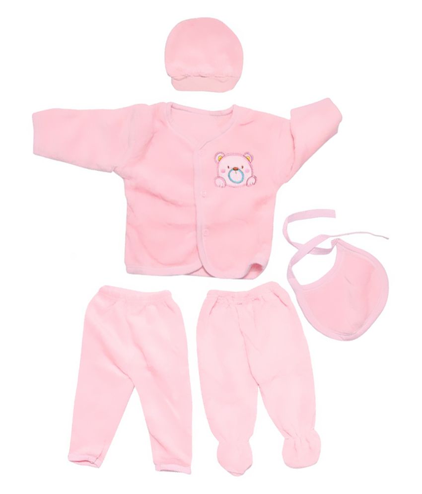 Pago Pink Fleec Pago Pink Fleece Baby Gift Set